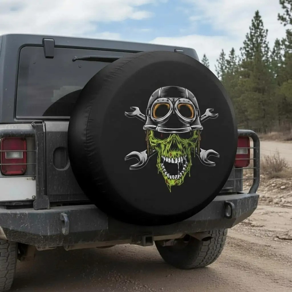 Biker Zombi Spare Wheel Tire Cover